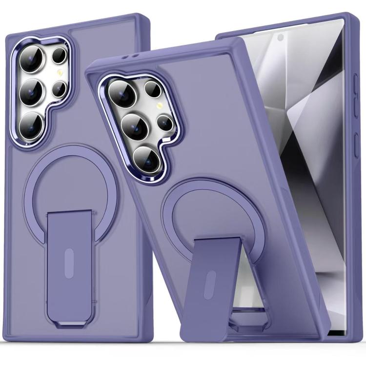 Custodia per telefono con supporto MagSafe in TPU ibrido acrilico, For Samsung Galaxy S26 Ultra 5G, For Samsung Galaxy S25 Edge 5G, For Samsung Galaxy S25 Ultra 5G