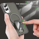Custodia per telefono con supporto MagSafe in TPU ibrido acrilico, For Samsung Galaxy S26 Ultra 5G, For Samsung Galaxy S25 Edge 5G, For Samsung Galaxy S25 Ultra 5G