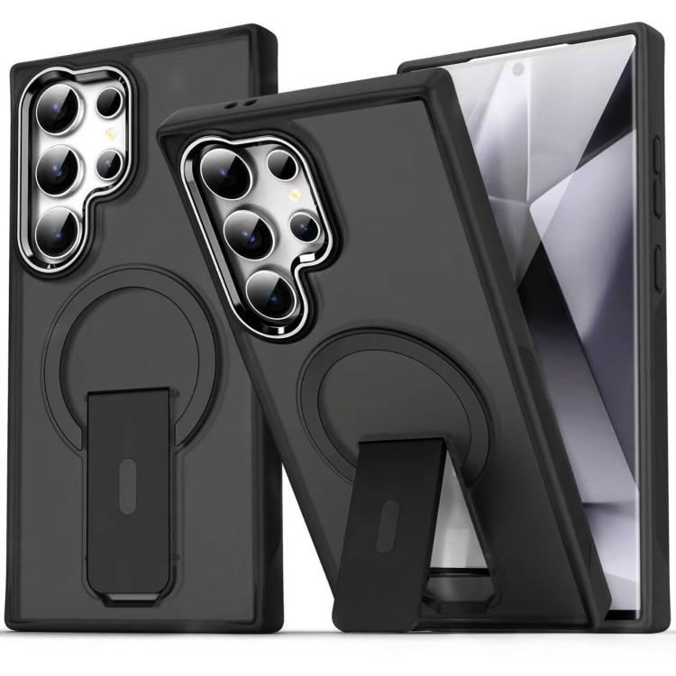 Custodia per telefono con supporto MagSafe in TPU ibrido acrilico, For Samsung Galaxy S26 Ultra 5G, For Samsung Galaxy S25 Edge 5G, For Samsung Galaxy S25 Ultra 5G