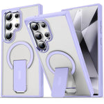 Custodia per telefono con supporto MagSafe in TPU ibrido acrilico, For Samsung Galaxy S26 Ultra 5G, For Samsung Galaxy S25 Edge 5G, For Samsung Galaxy S25 Ultra 5G