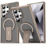 Custodia per telefono con supporto MagSafe in TPU ibrido acrilico, For Samsung Galaxy S26 Ultra 5G, For Samsung Galaxy S25 Edge 5G, For Samsung Galaxy S25 Ultra 5G