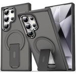 Custodia per telefono con supporto MagSafe in TPU ibrido acrilico, For Samsung Galaxy S26 Ultra 5G, For Samsung Galaxy S25 Edge 5G, For Samsung Galaxy S25 Ultra 5G