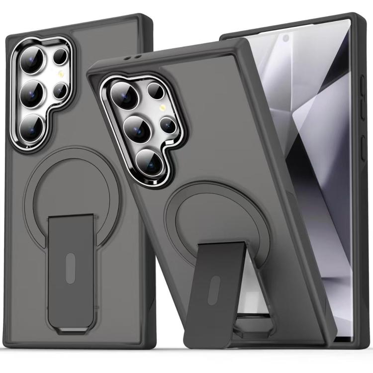 Custodia per telefono con supporto MagSafe in TPU ibrido acrilico, For Samsung Galaxy S26 Ultra 5G, For Samsung Galaxy S25 Edge 5G, For Samsung Galaxy S25 Ultra 5G
