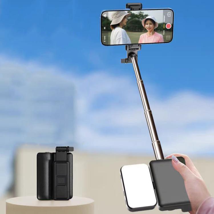E6 Bluetooth Phone Filming Assist Selfie Monopod con luce di riempimento, E6 with Fill Light