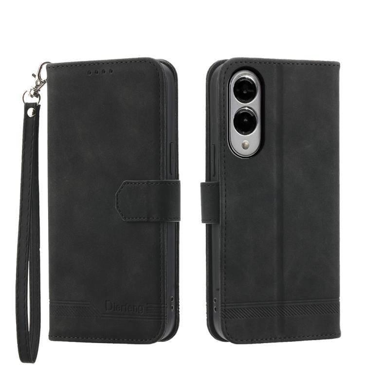 Custodia per telefono in pelle PU ibrida TPU Dream Line Dierfeng, For Galaxy S26 5G, For Galaxy S25 FE 5G, For Galaxy S25 Edge 5G