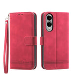 Custodia per telefono in pelle PU ibrida TPU Dream Line Dierfeng, For Galaxy S26 5G, For Galaxy S25 FE 5G, For Galaxy S25 Edge 5G