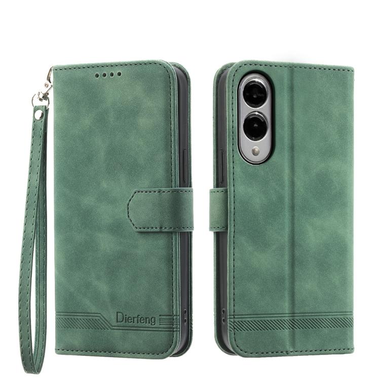 Custodia per telefono in pelle PU ibrida TPU Dream Line Dierfeng, For Galaxy S26 5G, For Galaxy S25 FE 5G, For Galaxy S25 Edge 5G