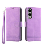 Custodia per telefono in pelle PU ibrida TPU Dream Line Dierfeng, For Galaxy S26 5G, For Galaxy S25 FE 5G, For Galaxy S25 Edge 5G