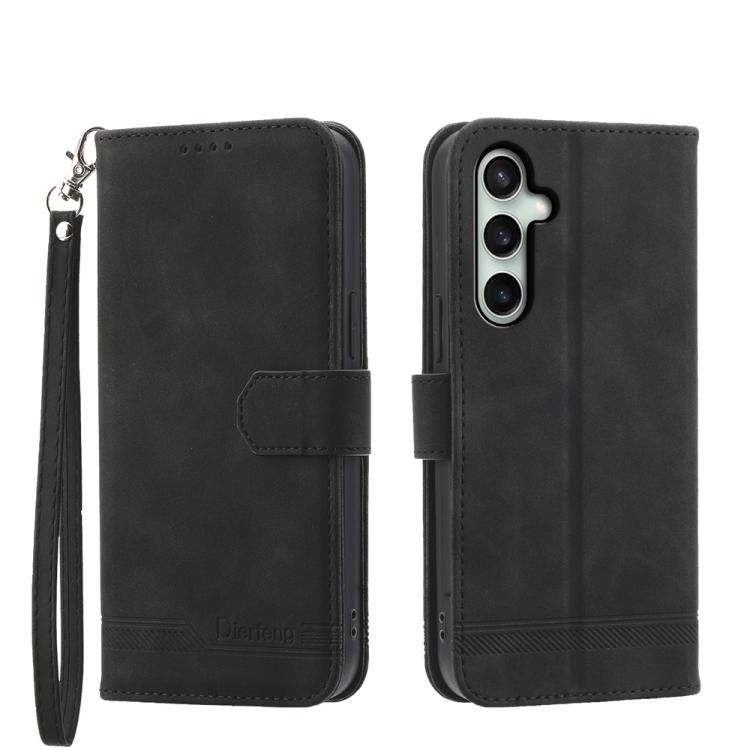 Custodia per telefono in pelle PU ibrida TPU Dream Line Dierfeng, For Galaxy S26 5G, For Galaxy S25 FE 5G, For Galaxy S25 Edge 5G
