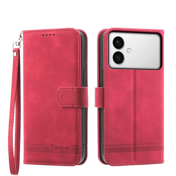 Custodia per telefono in pelle PU ibrida TPU Dream Line Dierfeng, For Galaxy S26 FE 5G, For Galaxy S26+ 5G, For Galaxy S26 Edge 5G, For Galaxy S26 Ultra 5G