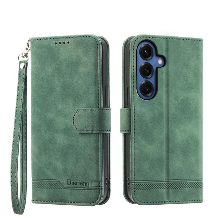Custodia per telefono in pelle PU ibrida TPU Dream Line Dierfeng, For Galaxy S26 FE 5G, For Galaxy S26+ 5G, For Galaxy S26 Edge 5G, For Galaxy S26 Ultra 5G