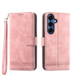 Custodia per telefono in pelle PU ibrida TPU Dream Line Dierfeng, For Galaxy S26 5G, For Galaxy S25 FE 5G, For Galaxy S25 Edge 5G