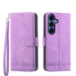 Custodia per telefono in pelle PU ibrida TPU Dream Line Dierfeng, For Galaxy S26 5G, For Galaxy S25 FE 5G, For Galaxy S25 Edge 5G