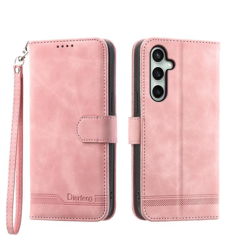 Custodia per telefono in pelle PU ibrida TPU Dream Line Dierfeng, For Galaxy S26 FE 5G, For Galaxy S26+ 5G, For Galaxy S26 Edge 5G, For Galaxy S26 Ultra 5G