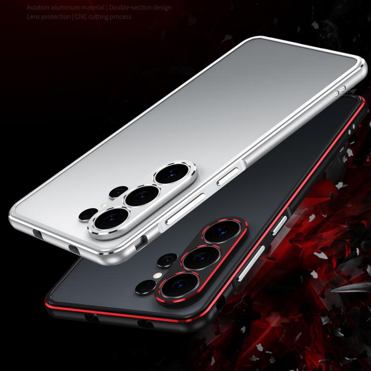 Protezione per obiettivo serie Aurora + custodia per telefono con cornice in metallo, For Samsung Galaxy S26+ 5G, For Samsung Galaxy S26 Ultra 5G, For Samsung Galaxy S26 5G, For Samsung Galaxy S25 Ultra 5G