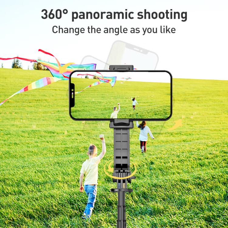 Lenovo Thinkplus H11L Premium Edition Aluminum Alloy Bluetooth Selfie Stick with Dual Fill Lights, 1.1m
