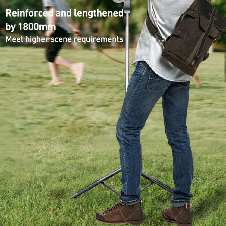 Lenovo Thinkplus H18B Flagship Stainless Steel Bluetooth Selfie Stick, 1.8m