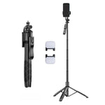 Selfie stick Bluetooth Lenovo Thinkplus H18L con luci dual fill