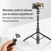 Selfie stick Bluetooth Lenovo Thinkplus H18L con luci dual fill