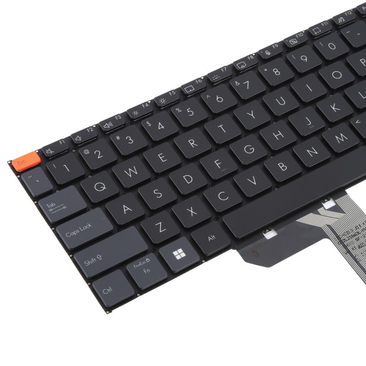 Tastiera retroilluminata per laptop Asus Vivobook Pro 15X OLED K6501 M6501 (versione USA), K6501 (Black), K6501 (White)