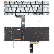 Tastiera retroilluminata per laptop Asus Vivobook Pro 15X OLED K6501 M6501 (versione USA), K6501 (Black), K6501 (White)