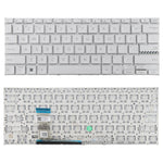 Tastiera per laptop versione USA per Asus VivoBook 14 Pro X1402 M1402 D1402 F1402 X1403Z X1402Z, X1402 (Silver)