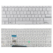 Tastiera per laptop versione USA per Asus VivoBook 14 Pro X1402 M1402 D1402 F1402 X1403Z X1402Z, X1402 (Silver)