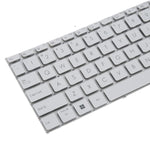 Tastiera per laptop versione USA per Asus VivoBook 14 Pro X1402 M1402 D1402 F1402 X1403Z X1402Z, X1402 (Silver)