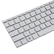 Tastiera per laptop versione USA per Asus VivoBook 14 Pro X1402 M1402 D1402 F1402 X1403Z X1402Z, X1402 (Silver)