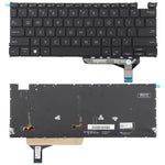 Tastiera retroilluminata per laptop Asus Zenbook 14 OLED UX3402 UX3402Z UX3402ZA UX3402VA UM5302T UM3402 NSK-UA74LN, versione USA., UX3402