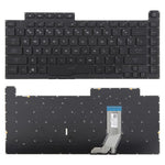 Tastiera per laptop retroilluminata RGB versione USA per Asus ROG Strix Scar G512 G512LV G512LW G512LI, G512 (Black)