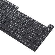 Tastiera retroilluminata a 16 pin colorata, versione USA, per laptop Asus ROG Strix Scar G512 G512LV G512LW G512LI, G512 (Transparent keycaps)