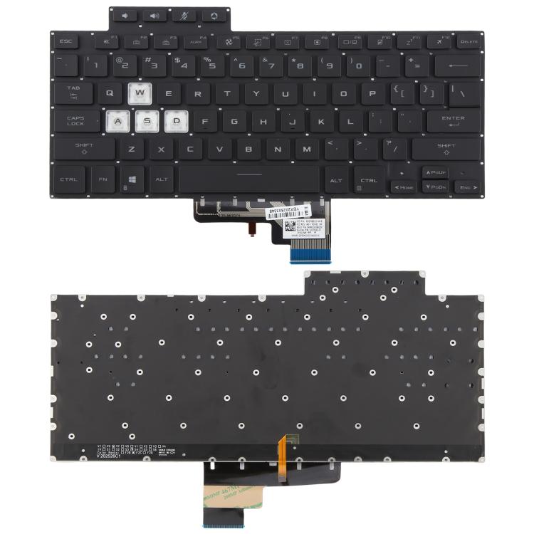 Tastiera retroilluminata per laptop Asus TUF Air FX516 FX516P FX516PR FX516PM FA516 (versione USA), FX516