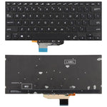 Tastiera retroilluminata per laptop, versione USA, compatibile con Asus VivoBook S14 K430 A430 X430 S403 S4300F S4300U, S14 (Black), S14 (Silver)