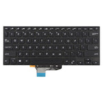 Tastiera retroilluminata per laptop, versione USA, compatibile con Asus VivoBook S14 K430 A430 X430 S403 S4300F S4300U, S14 (Black), S14 (Silver)
