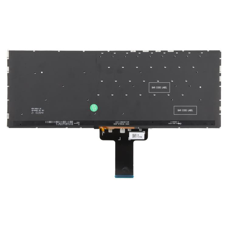 Tastiera retroilluminata per laptop Asus VivoBook S14 X421 X421DA X421UA X421EP X421EQ X421JQ X421FP X421FF X421FL (versione USA), X421 (Silver)