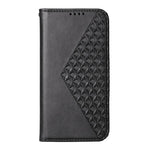 Custodia per telefono in pelle con texture a griglia cubica effetto vitello, con chiusura magnetica., For Galaxy S26 5G, For Galaxy S25 FE 5G, For Galaxy S25 Edge 5G