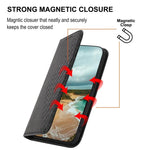 Custodia per telefono in pelle con texture a griglia cubica effetto vitello, con chiusura magnetica., For Galaxy S26 FE 5G, For Galaxy S26+ 5G, For Galaxy S26 Edge 5G, For Galaxy S26 Ultra 5G