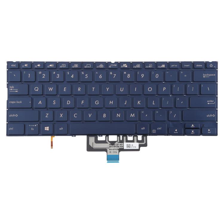 Tastiera retroilluminata per laptop Asus ZenBook 14 UX434 UX434F UX434FA UX434FL UX434FLC, versione USA., UX434