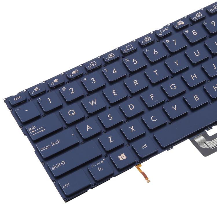 Tastiera retroilluminata per laptop Asus ZenBook 14 UX434 UX434F UX434FA UX434FL UX434FLC, versione USA., UX434