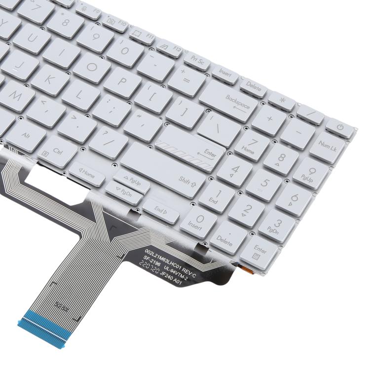 Tastiera retroilluminata per laptop Asus Vivobook 15 X1502 X1502ZA X1502Z X1502VA B1502 B1502CBA, versione USA., X1502