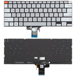 Tastiera retroilluminata per laptop versione USA per Asus Vivobook Pro 14X M7400 M4700 M4700QC M4700PC M7600 M3400 M3401 M3401Q X7400 X3400 X3400P K3400P, M7400 (Black), M7400 (Gray)
