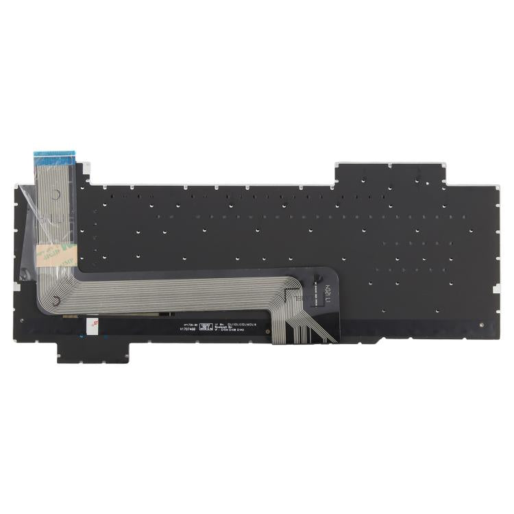 Tastiera retroilluminata per laptop, versione USA, compatibile con Asus FX63 FX63V FX503VM FX503VD ZX63VE FZ63V GL503VS, FX63 (Red), FX63 (White)