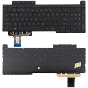 Tastiera per laptop retroilluminata RGB versione USA per Asus ROG Stirx G17 G713 G713Q G713QE G713QY G713QR G713RX G713RS G713RC G713IR G713IH, G17  (RGB)