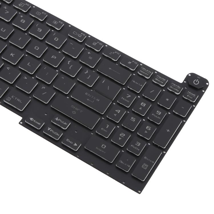 Tastiera retroilluminata USA per Asus ROG G17 G713