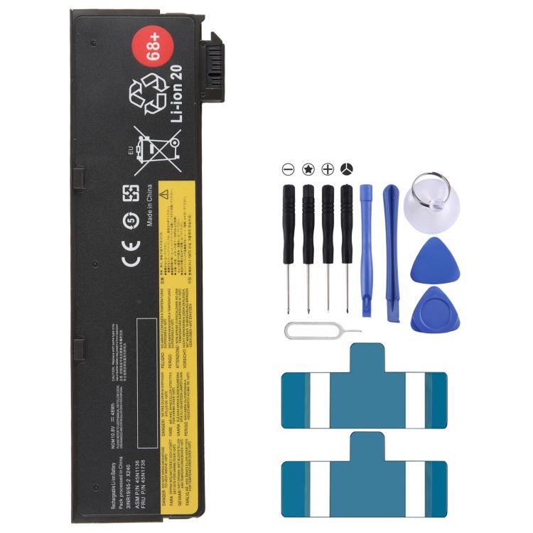 For Lenovo ThinkPad X240/68+ 45N1136/45N1138 48WH Battery Replacement, For Lenovo ThinkPad X240