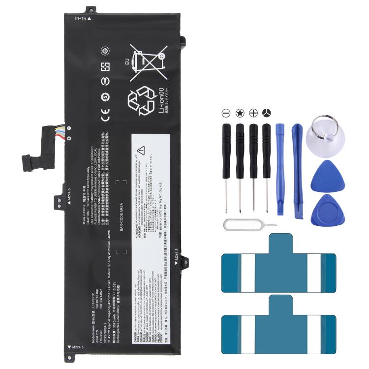 For Lenovo Thinkpad X13 Gen 1 X390 X395 TP00106A 20NL000HIU 20Q0000KRT L18C6PD1 L18M6PD1 11.4V 48WH Battery Replacement, For Lenovo Thinkpad X13 Gen 1