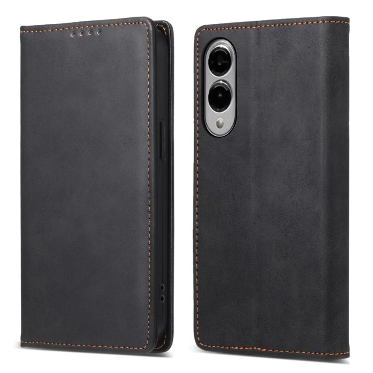 Custodia per telefono in pelle con protezione RFID magnetica, tinta unita, ideale per il lavoro., For Galaxy S26 5G, For Galaxy S25 FE 5G, For Galaxy S25 Edge 5G