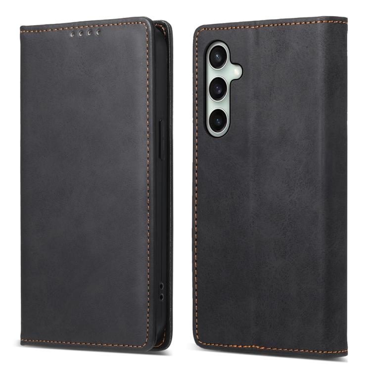 Custodia per telefono in pelle con protezione RFID magnetica, tinta unita, ideale per il lavoro., For Galaxy S26 5G, For Galaxy S25 FE 5G, For Galaxy S25 Edge 5G