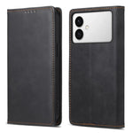 Custodia per telefono in pelle con protezione RFID magnetica, tinta unita, ideale per il lavoro., For Galaxy S26 FE 5G, For Galaxy S26+ 5G, For Galaxy S26 Edge 5G, For Galaxy S26 Ultra 5G
